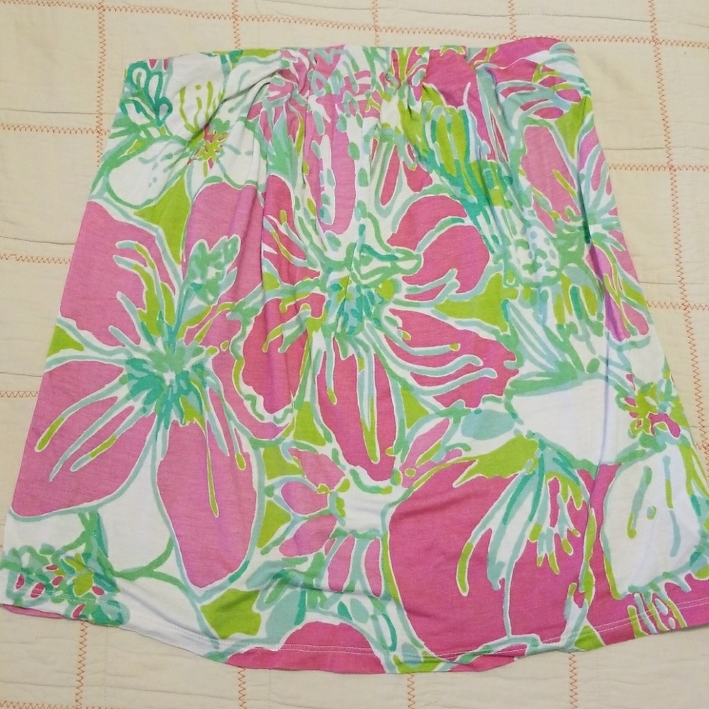 Lilly Pullitzer strapless top